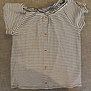 Girls XL Old Navy Striped Shirt